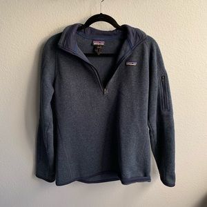 Blue Patagonia Quarter-Zip Jacket